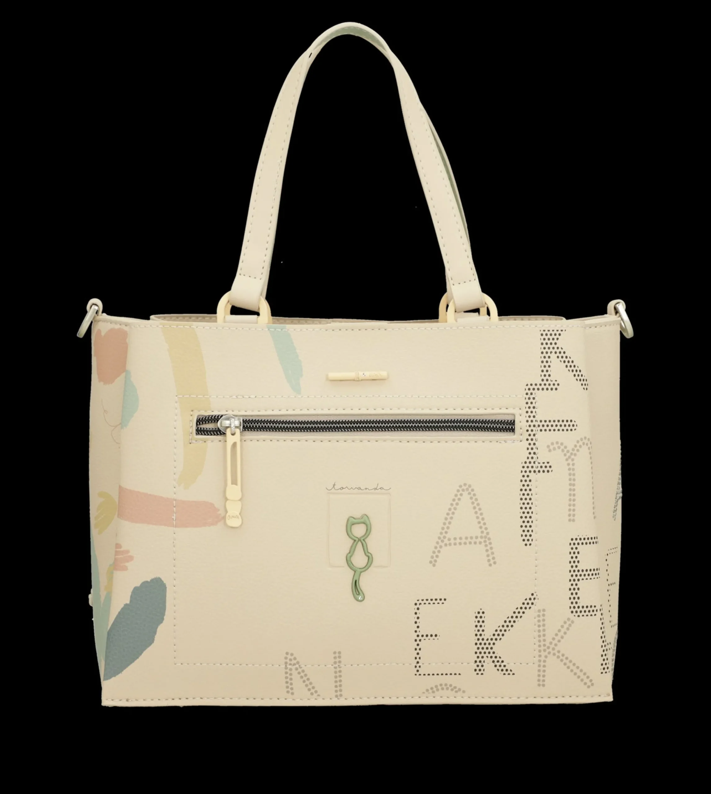 borsa_anekke_a_mano_con_t_4-1.webp Hot Borsa a mano con trafori e tracolla rimovibile Donna Borse Shopping