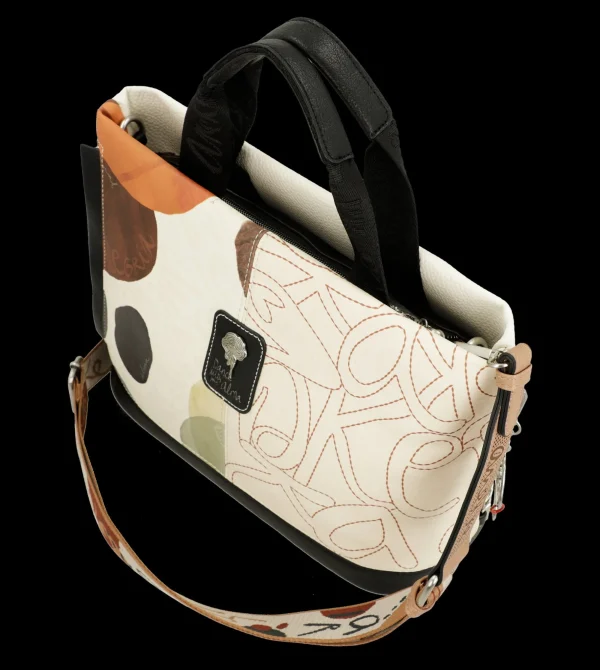 Clearance Borsa a mano con trafori e tracolla regolabile Donna Borse A Mano