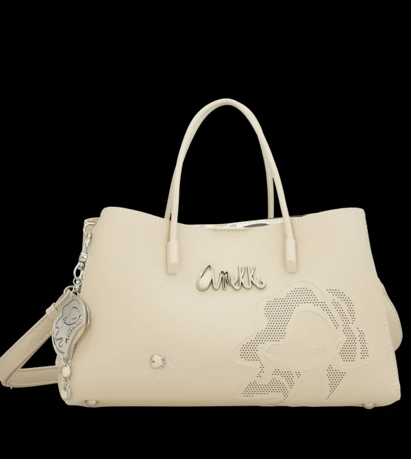 Discount Borsa con decorazioni traforate e tracolla removibile Donna Borse A Mano
