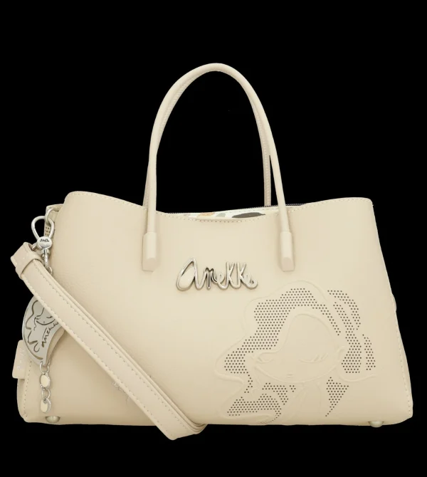Discount Borsa con decorazioni traforate e tracolla removibile Donna Borse A Mano