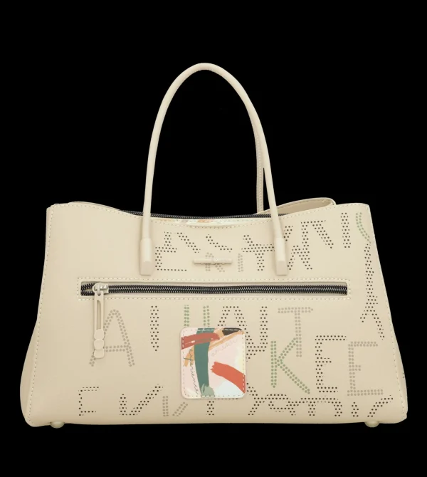 Discount Borsa con decorazioni traforate e tracolla removibile Donna Borse A Mano