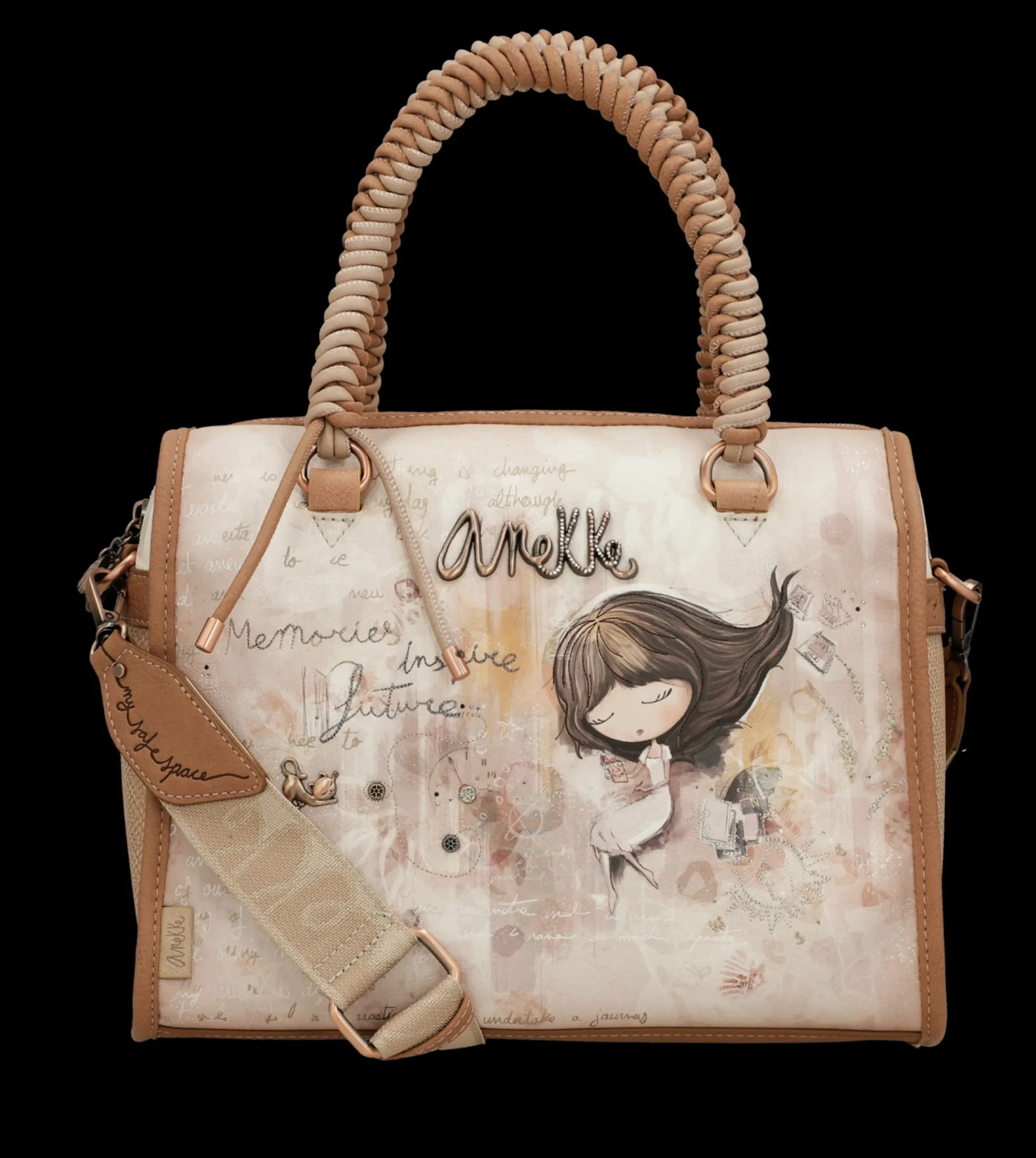 borsa_anekke_con_manici_i_0.webp Fashion Borsa con manici intrecciati e design romantico Donna Borse A Mano