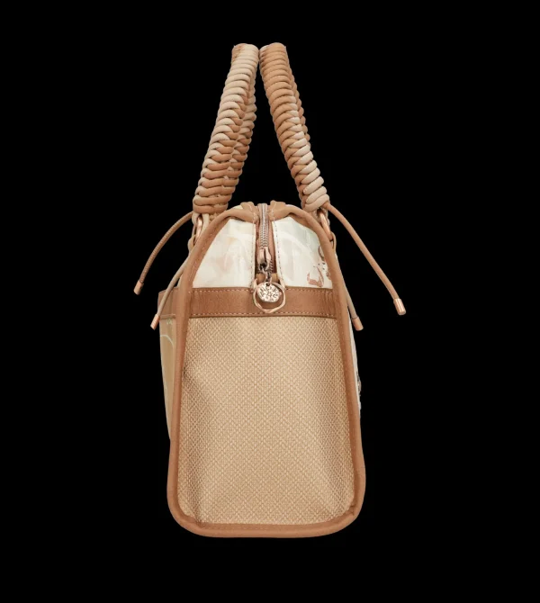 Fashion Borsa con manici intrecciati e design romantico Donna Borse A Mano