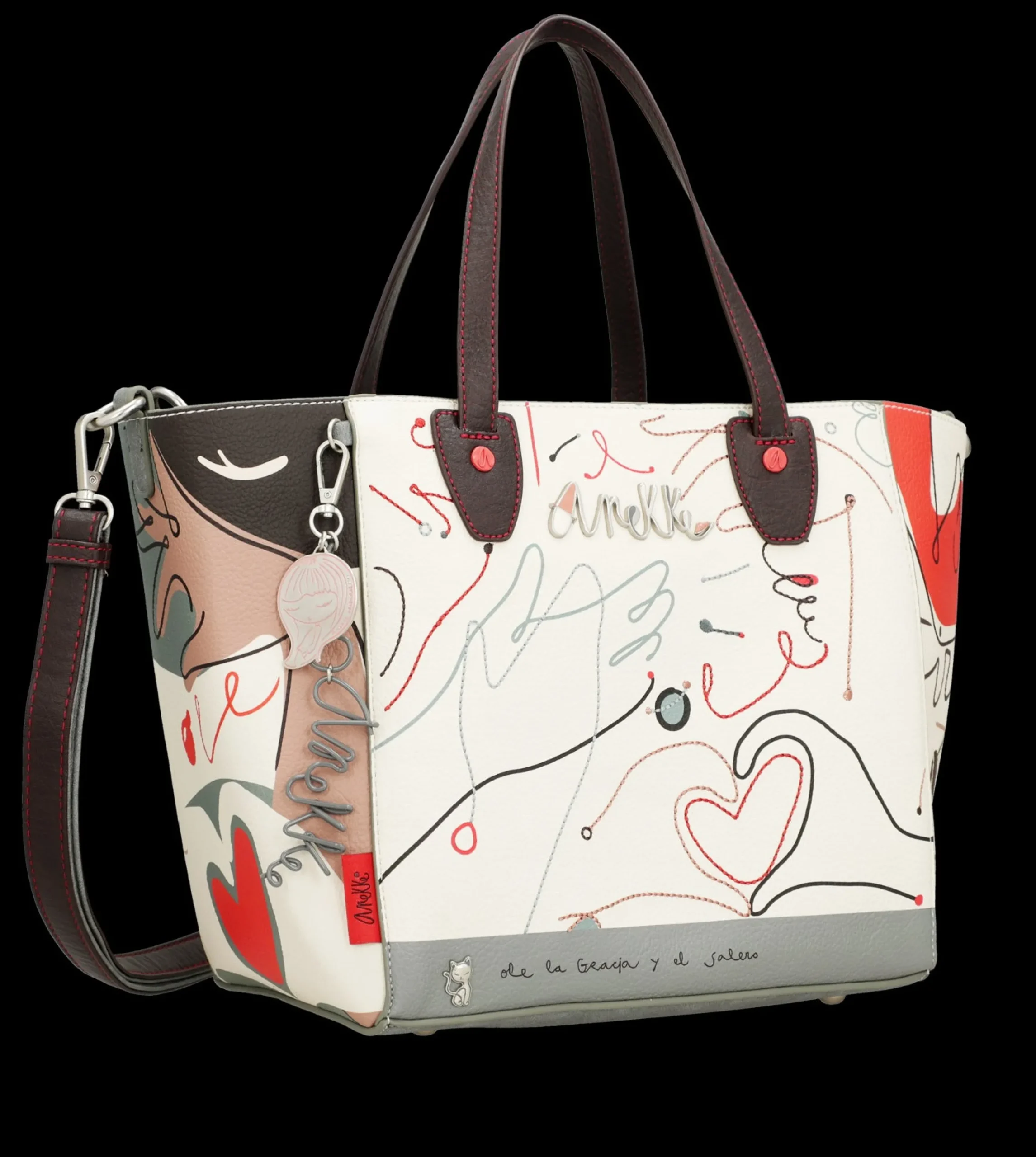 borsa_anekke_dallo_stile__1.webp Hot Borsa dallo stile artistico con doppio manico Donna Borse Shopping