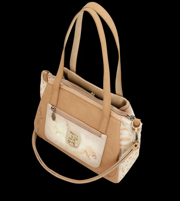 Clearance Borsa elegante e versatile con doppio manico e tracolla Donna Borse A Spalla