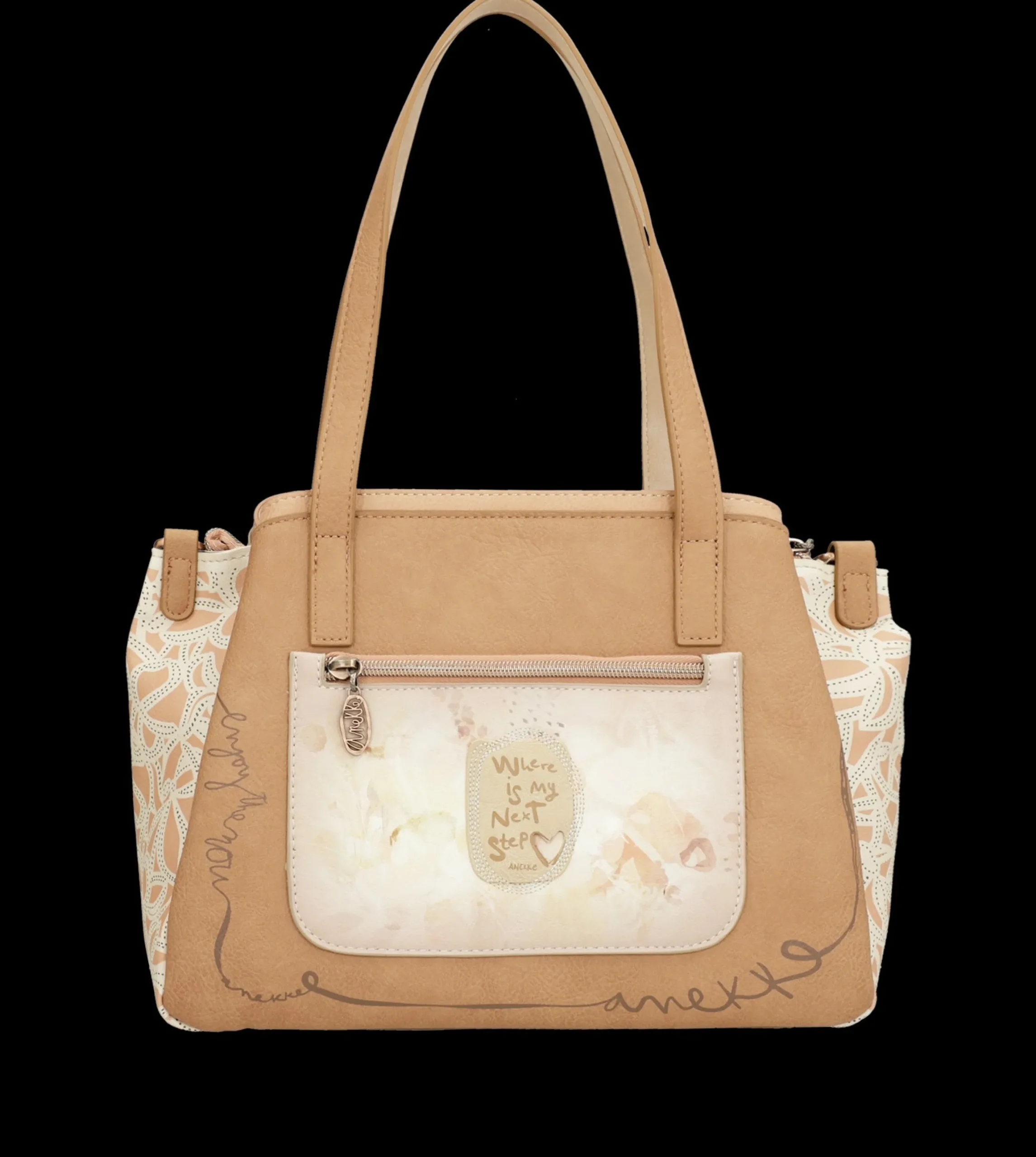 borsa_anekke_elegante_e_v_6.webp Clearance Borsa elegante e versatile con doppio manico e tracolla Donna Borse A Spalla