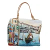 Discount Borsa bauletto YNot con stampa artistica e tracolla regolabile Donna Borse A Mano