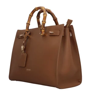 Fashion Borsa Donna con Manico Bamboo e Design Elegante Donna Borse A Mano