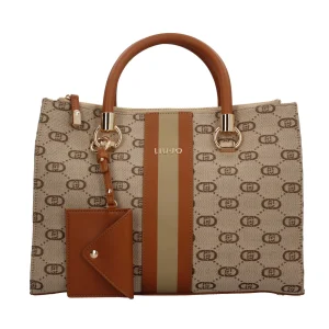 Fashion Borsa Donna in Tessuto Monogram con Design Raffinato Donna Borse Shopping
