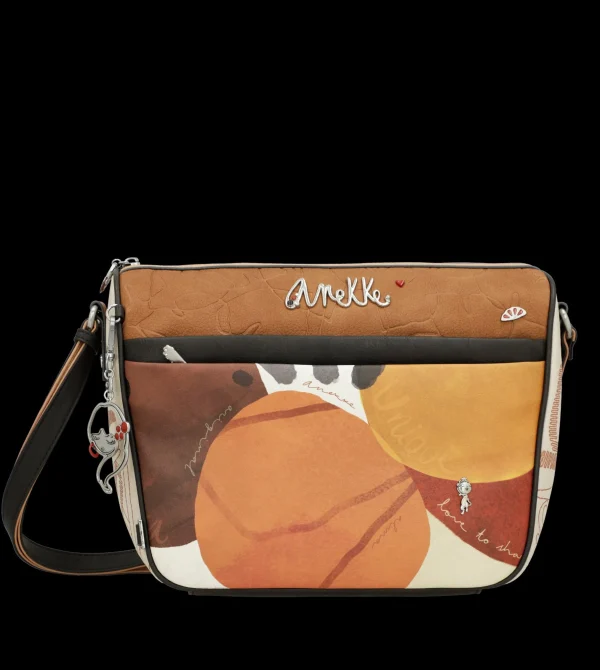 Fashion Borsa messenger con tracolla regolabile e dettagli unici Donna Borse A Tracolla