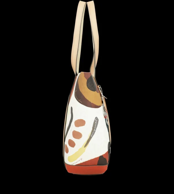 Sale Borsa shopper capiente con doppio manico e tasca frontale Donna Borse Shopping