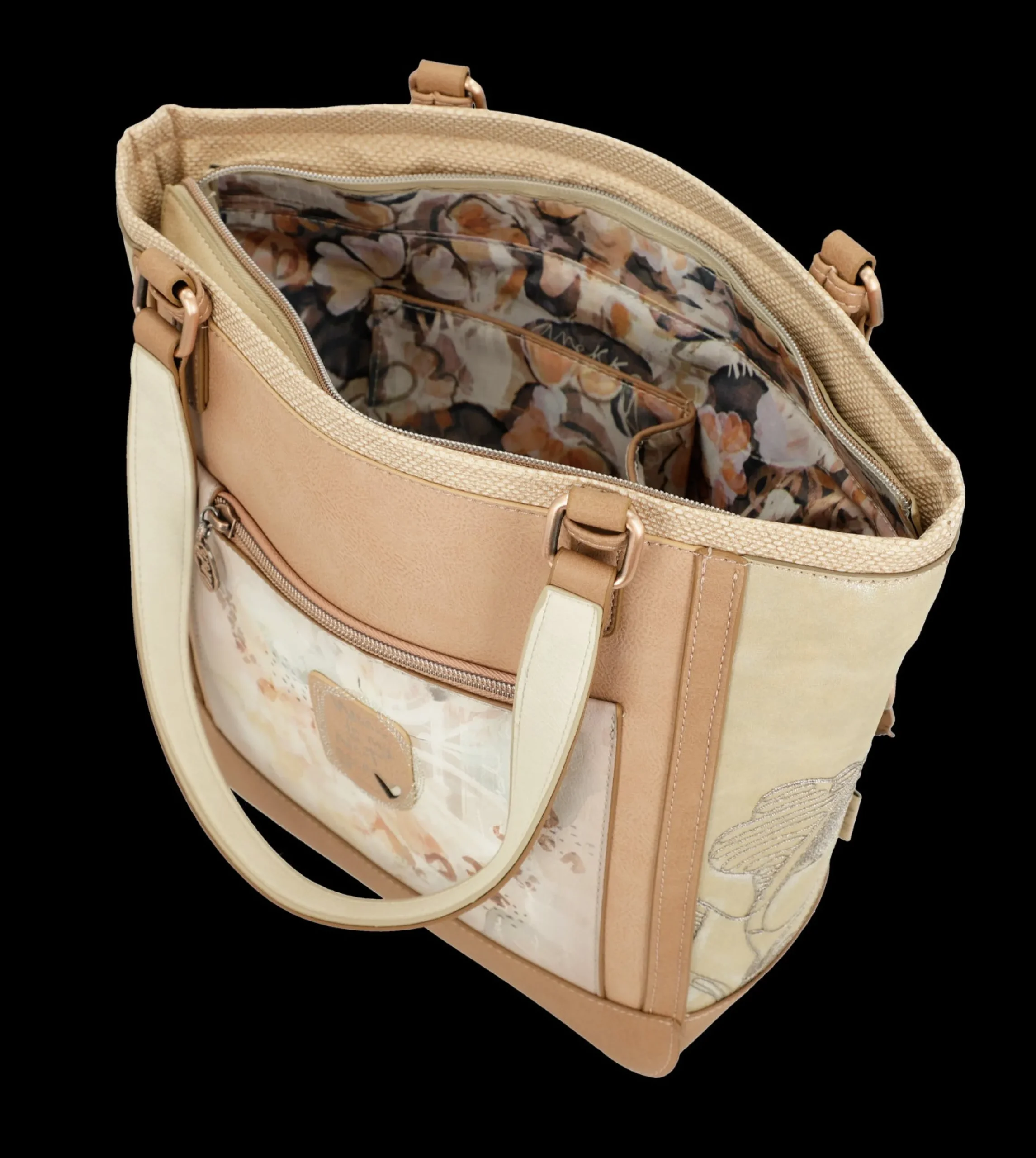 borsa_shopper_anekke_eleg_3.webp Online Borsa shopper elegante e spaziosa con dettagli ricamati Donna Borse Shopping