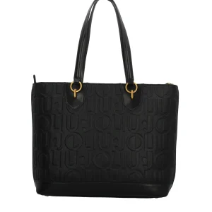 Hot Borsa Shopper Donna con Logo in Rilievo e Catena Decorativa Donna Borse Shopping