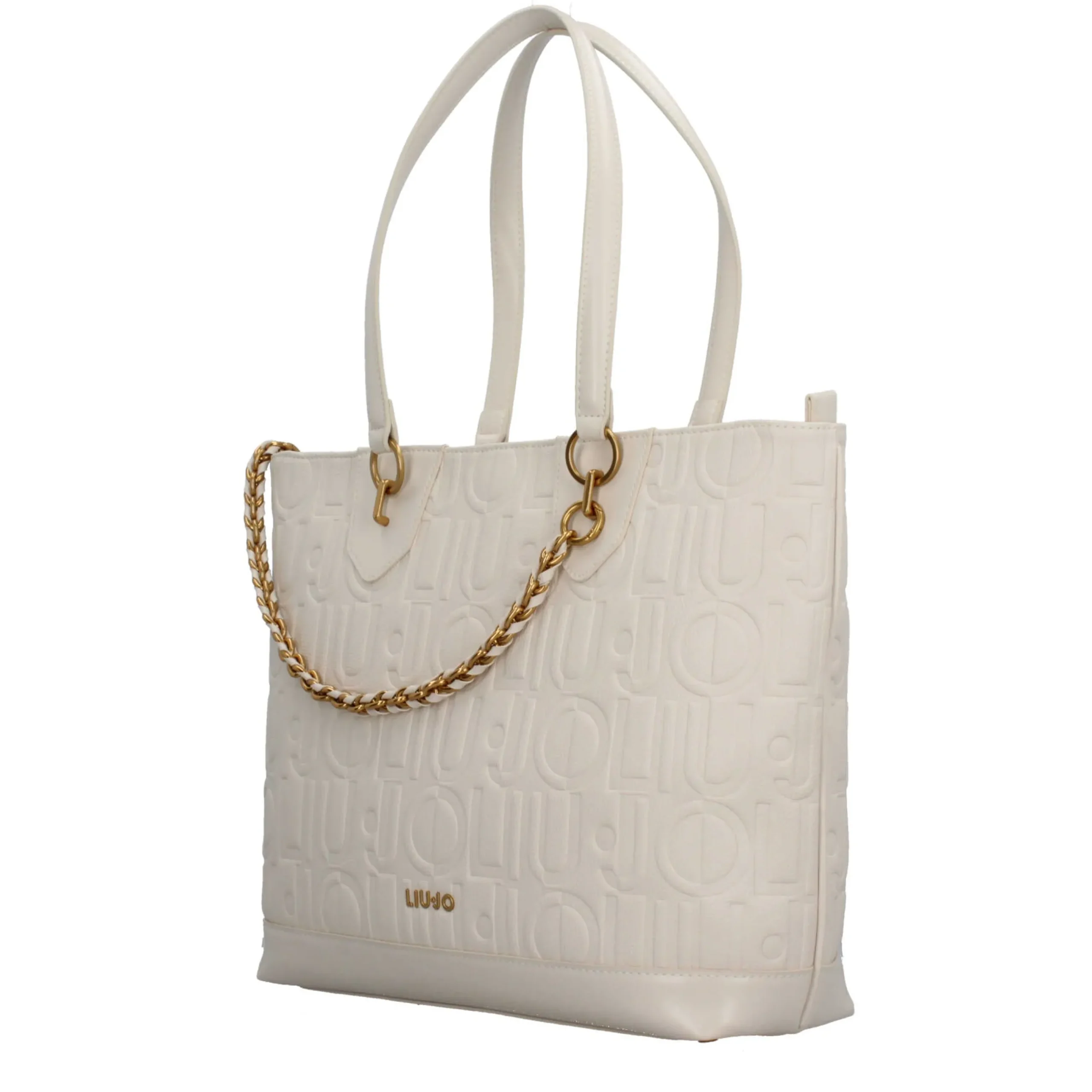 borsa_shopper_donna_liu_j_5-3.webp Hot Borsa Shopper Donna con Logo in Rilievo e Catena Decorativa Donna Borse Shopping