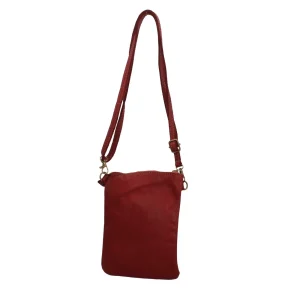 Outlet Borse a tracolla in vera pelle con chiusura con bottoncino Donna Borse A Tracolla