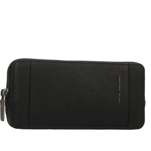 Outlet Borsello in pelle con doppia zip e tracolla rimovibile – Eleganza e praticità Uomo Pochette