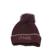 Discount Cappello in maglia con pompon e dettaglio ricamato Donna Cappelli