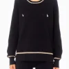 Outlet cardigan con coletto a contrastro Donna Maglie