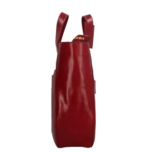 Outlet Cartella Blue Square in Pelle con Doppio Manico Donna Borse Shopping