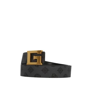 Outlet Cintura Monogram con Fibbia Rettangolare Dorata Donna Cinture