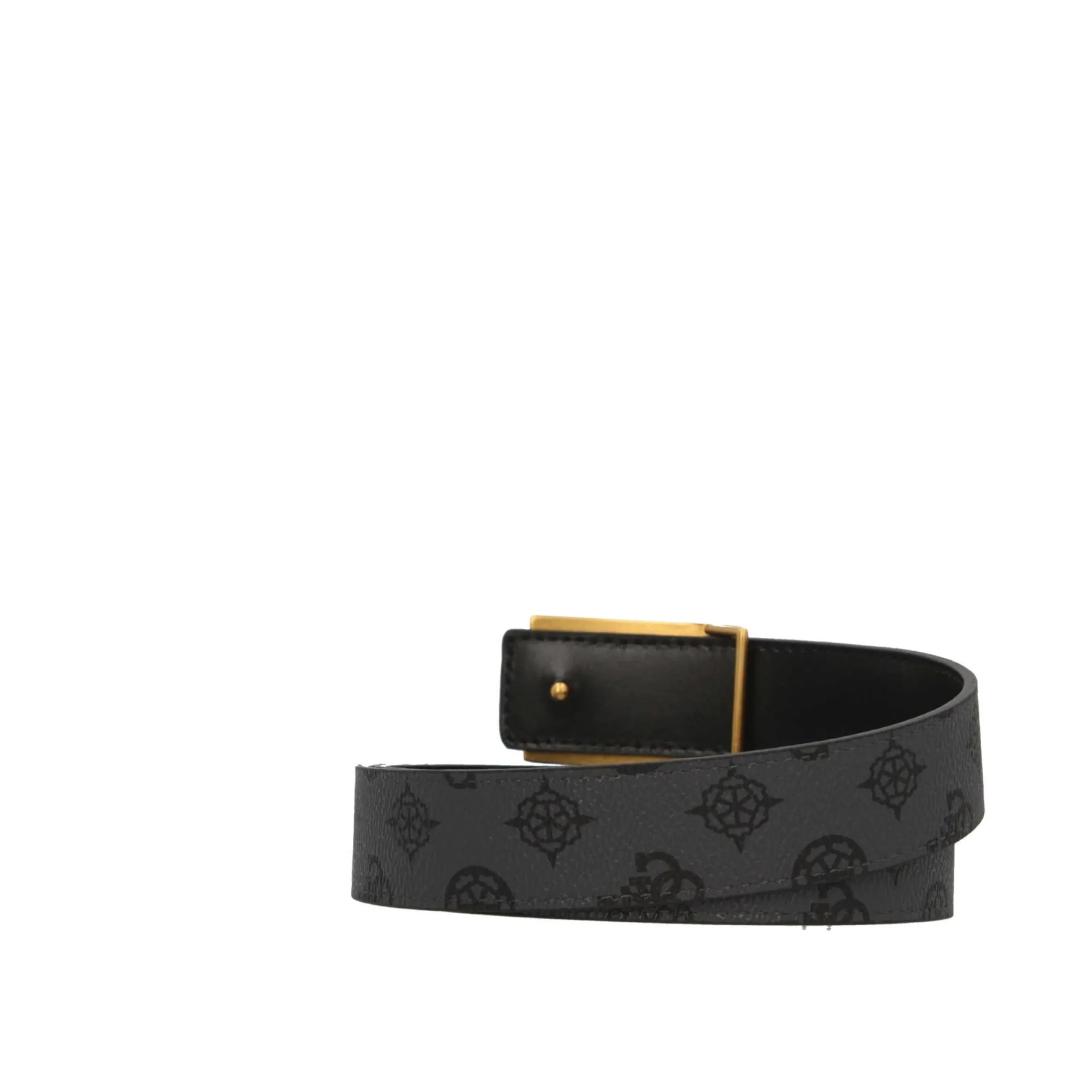 cintura_guess_monogram_co_3.webp Outlet Cintura Monogram con Fibbia Rettangolare Dorata Donna Cinture