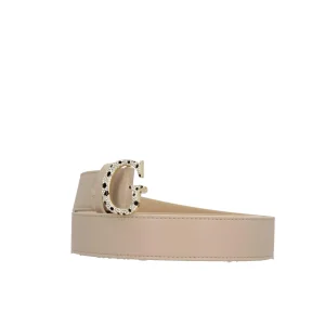 New Cintura Iconica con Fibbia Decorata Donna Cinture