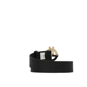 New Cintura in ecopelle con logo in metallo Donna Cinture