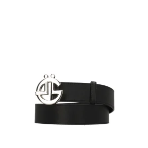 New Cintura in ecopelle con logo in metallo Donna Cinture