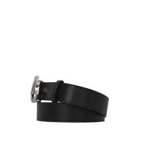 New Cintura in ecopelle con logo in metallo Donna Cinture