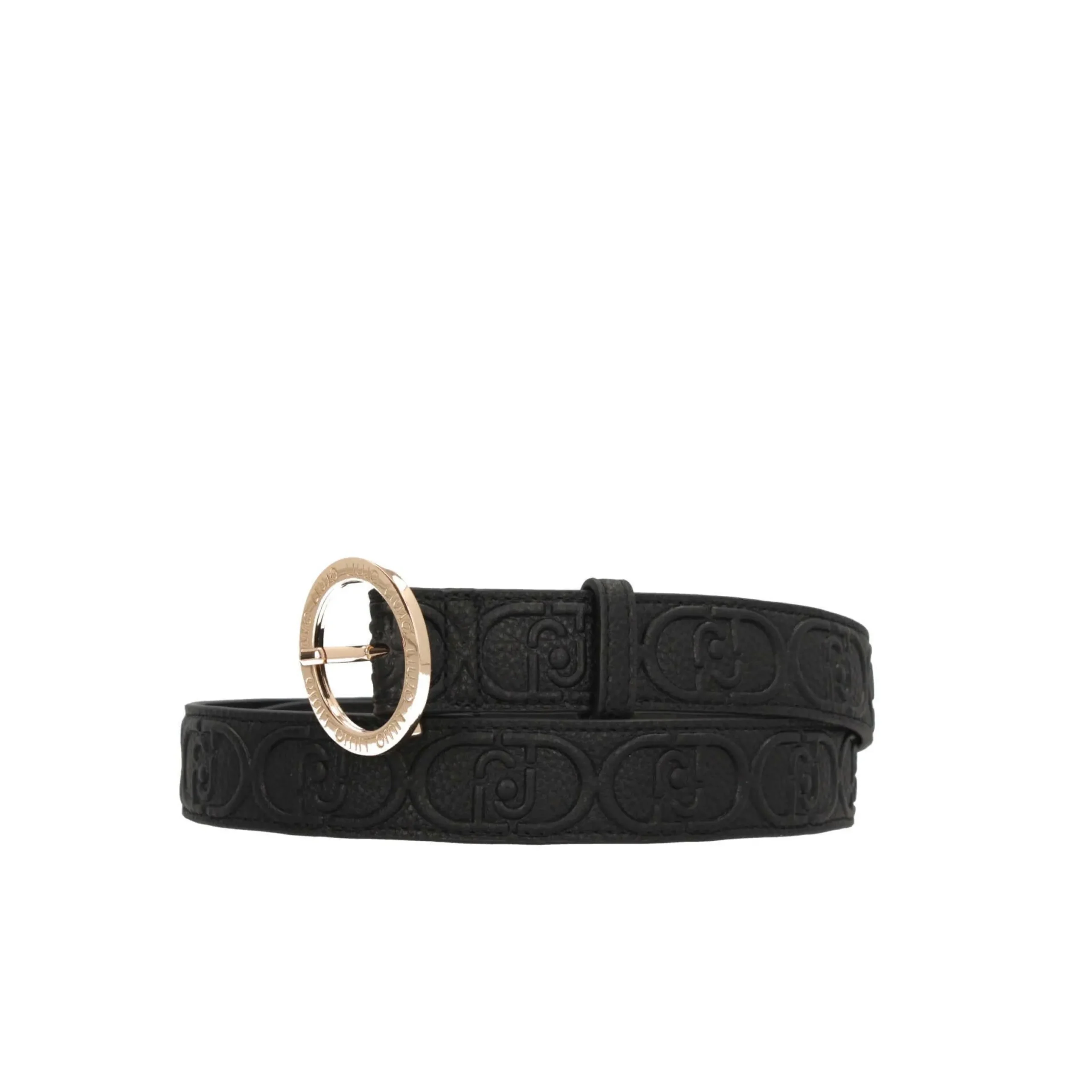 cintura_in_materiale_sint_6.webp Sale Cintura in Materiale Sintetico con Effetto Testurizzato e Fibbia Circolare Decorativa Donna Cinture