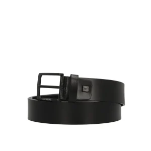 New Cintura in pelle con ardiglione Uomo Cinture