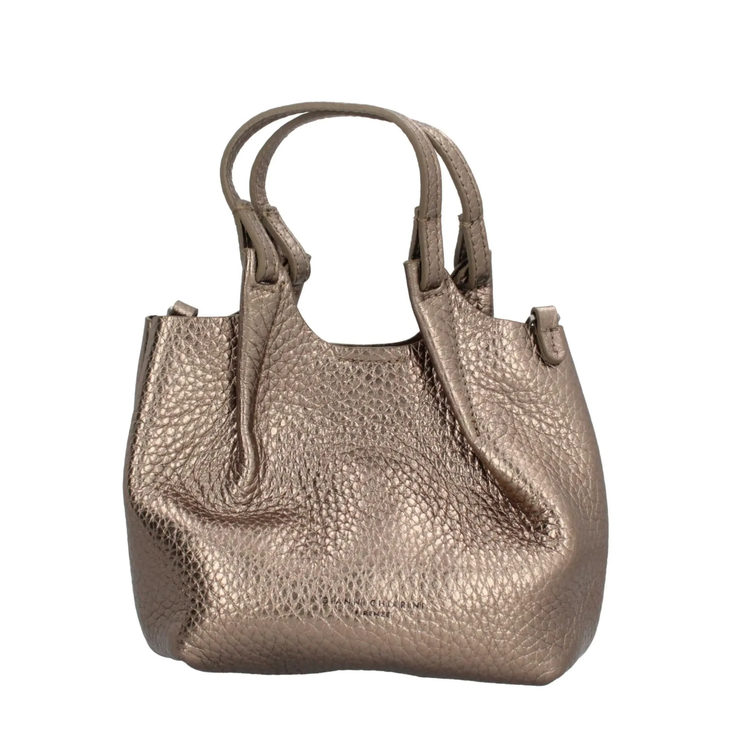 gianni_chiarini_dua__mini_0.webp Discount Dua Mini Hobo Bag Iconica in Pelle Maxi-Grain con Tracolla Donna Borse A Spalla