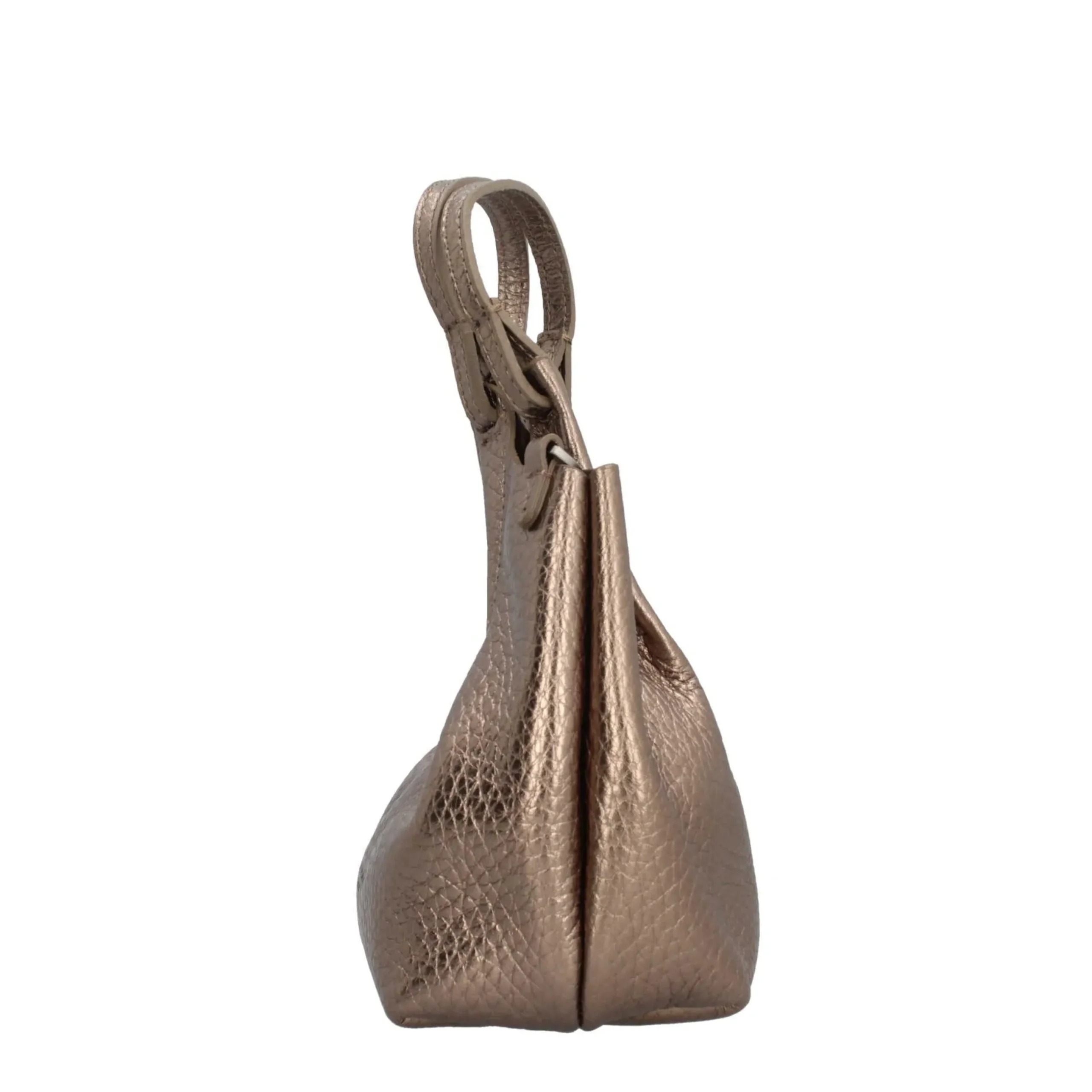 gianni_chiarini_dua__mini_2.webp Discount Dua Mini Hobo Bag Iconica in Pelle Maxi-Grain con Tracolla Donna Borse A Spalla