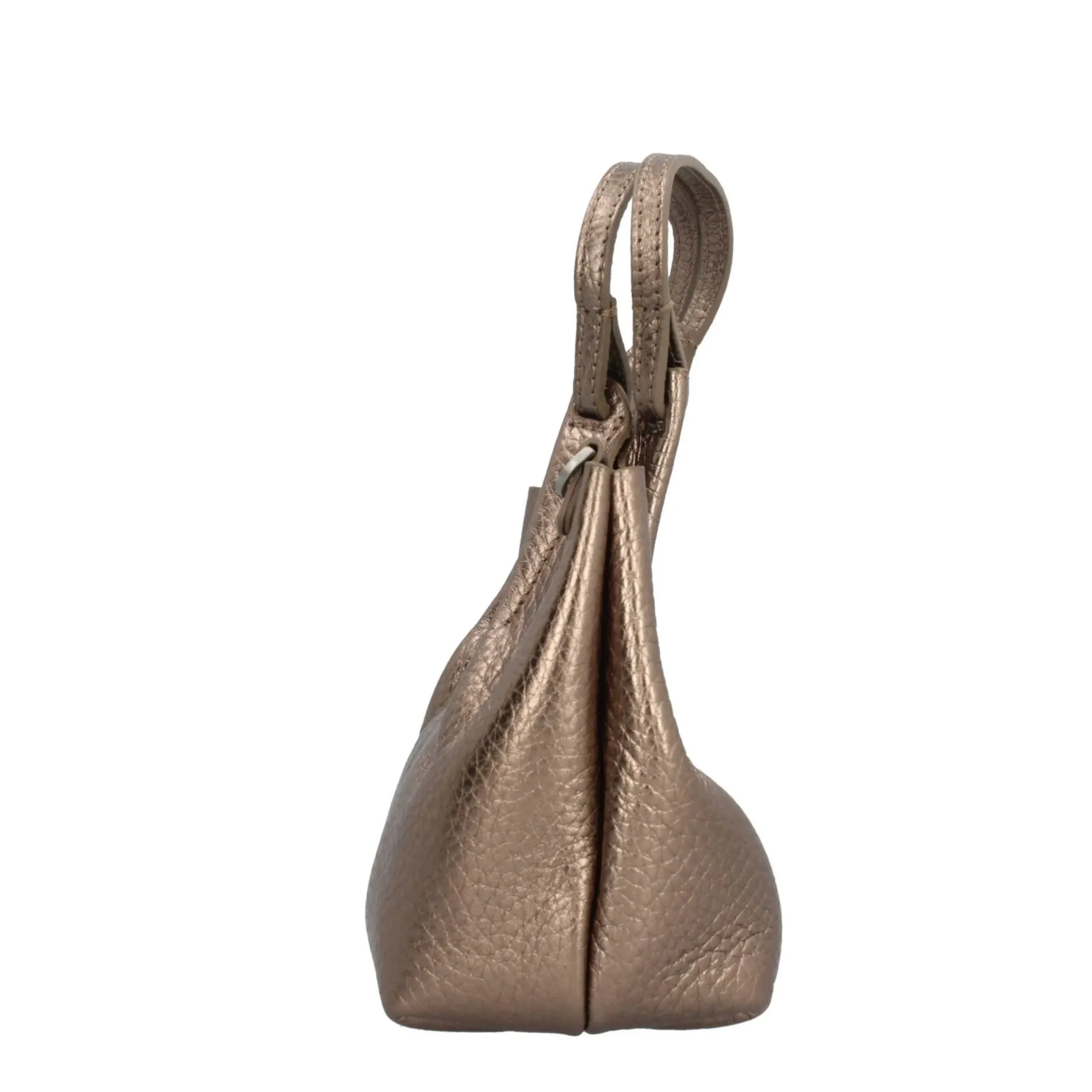 gianni_chiarini_dua__mini_4.webp Discount Dua Mini Hobo Bag Iconica in Pelle Maxi-Grain con Tracolla Donna Borse A Spalla