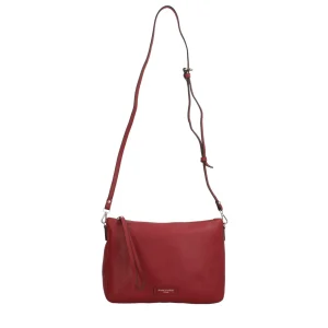 Online Essential - Borsa a Tracolla Minimalista in Pelle Grana Donna Pochette