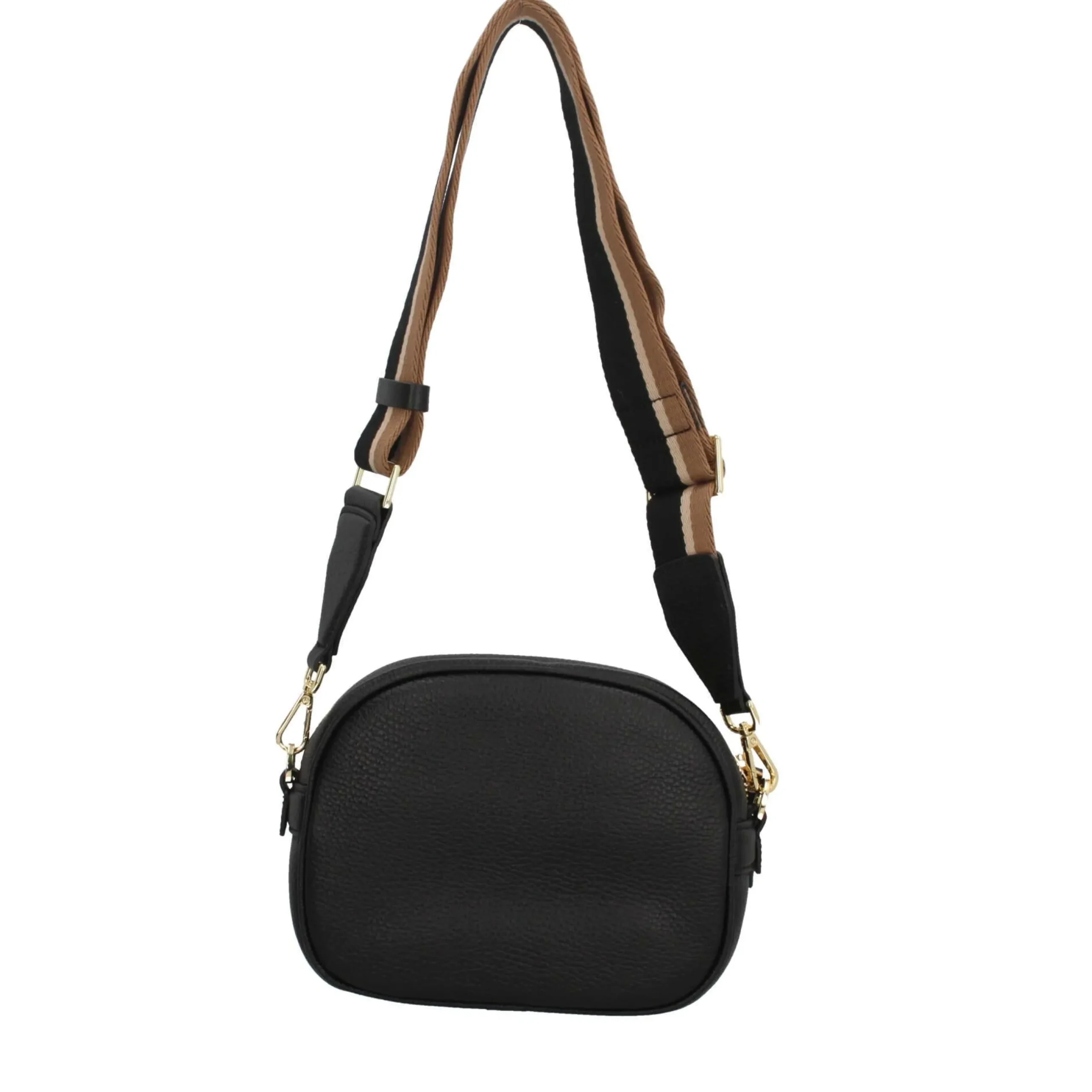 gianni_chiarini_nina_bors_3.webp Clearance Nina Borsa a Tracolla in Pelle Martellata con Tracolla Regolabile Donna Borse A Tracolla