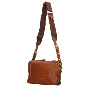 Clearance Olly Borsa a Tracolla Sportiva in Pelle Martellata con Dettagli Moderni Donna Borse A Tracolla