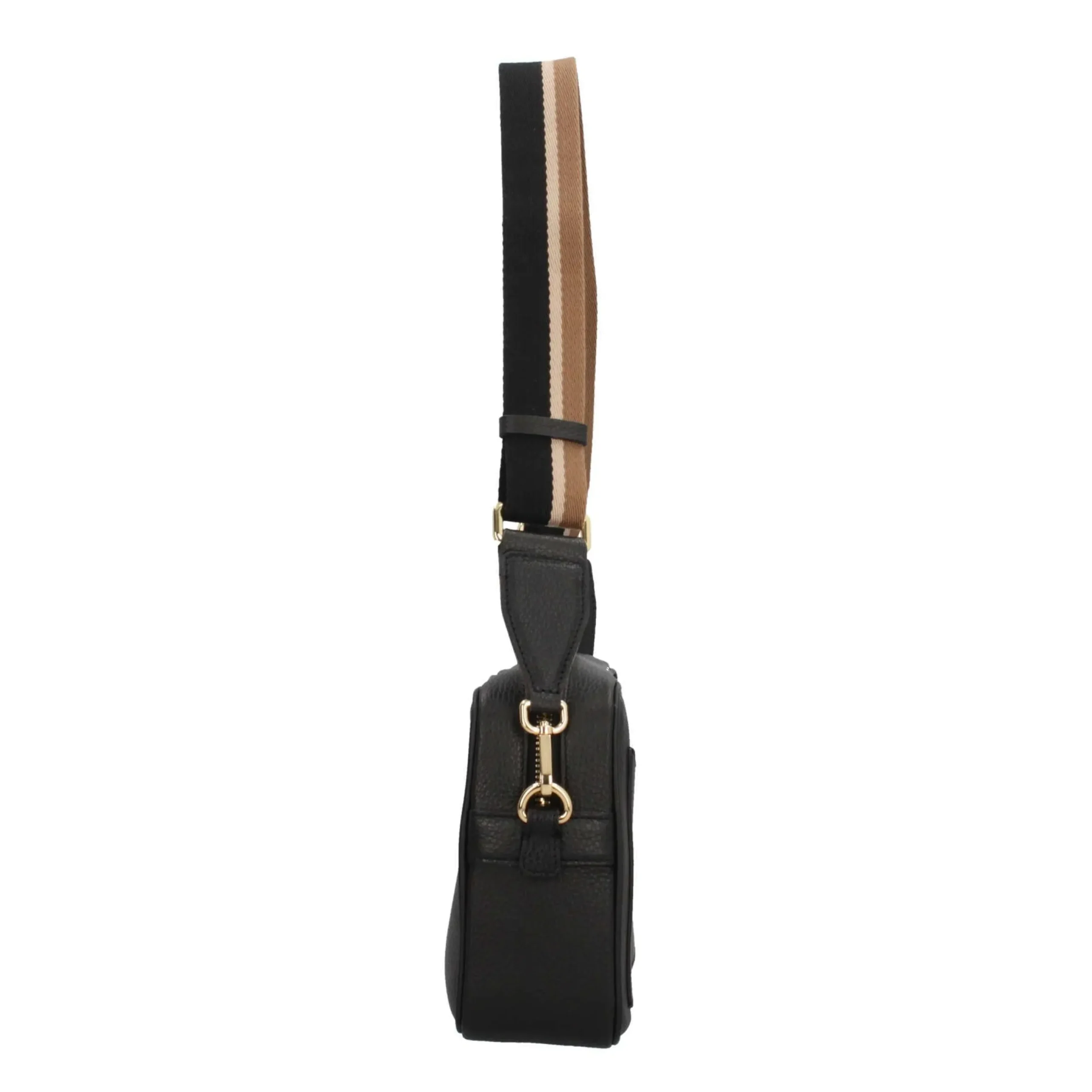 gianni_chiarini_sporty_ch_2.webp Outlet Sporty Chic - Borsa a Tracolla in Pelle Grana con Tracolla a Contrasto Donna Borse A Tracolla