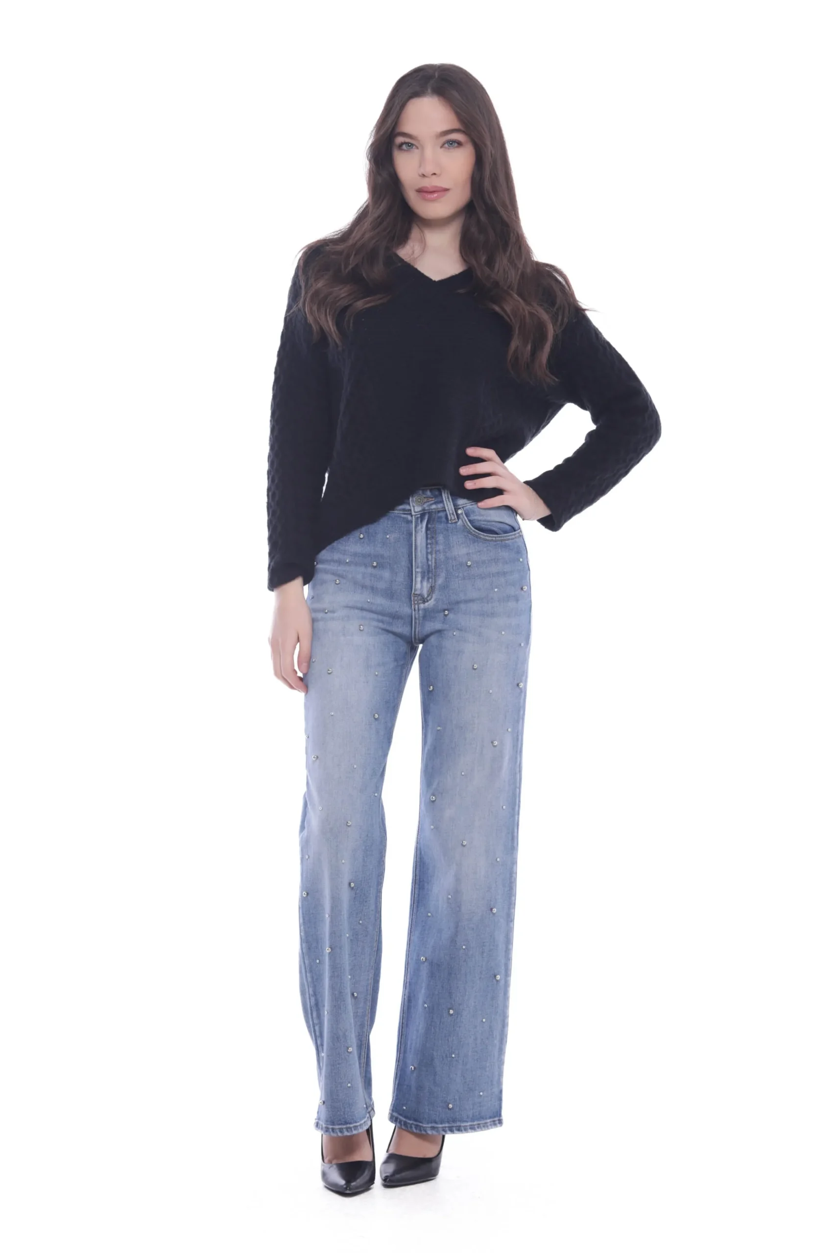jeans_a_gamba_larga_mimi__0.webp Fashion Jeans a gamba larga Mimi Mua con dettagli decorativi Donna Pantaloni