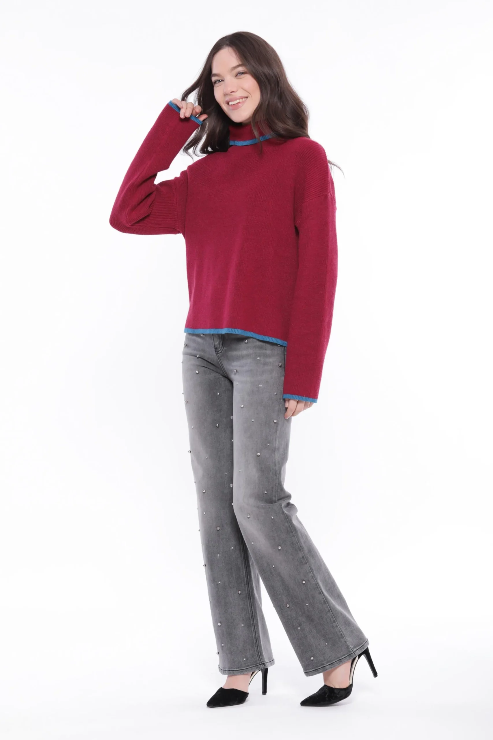 jeans_a_gamba_larga_mimi__5.webp Fashion Jeans a gamba larga Mimi Mua con dettagli decorativi Donna Pantaloni