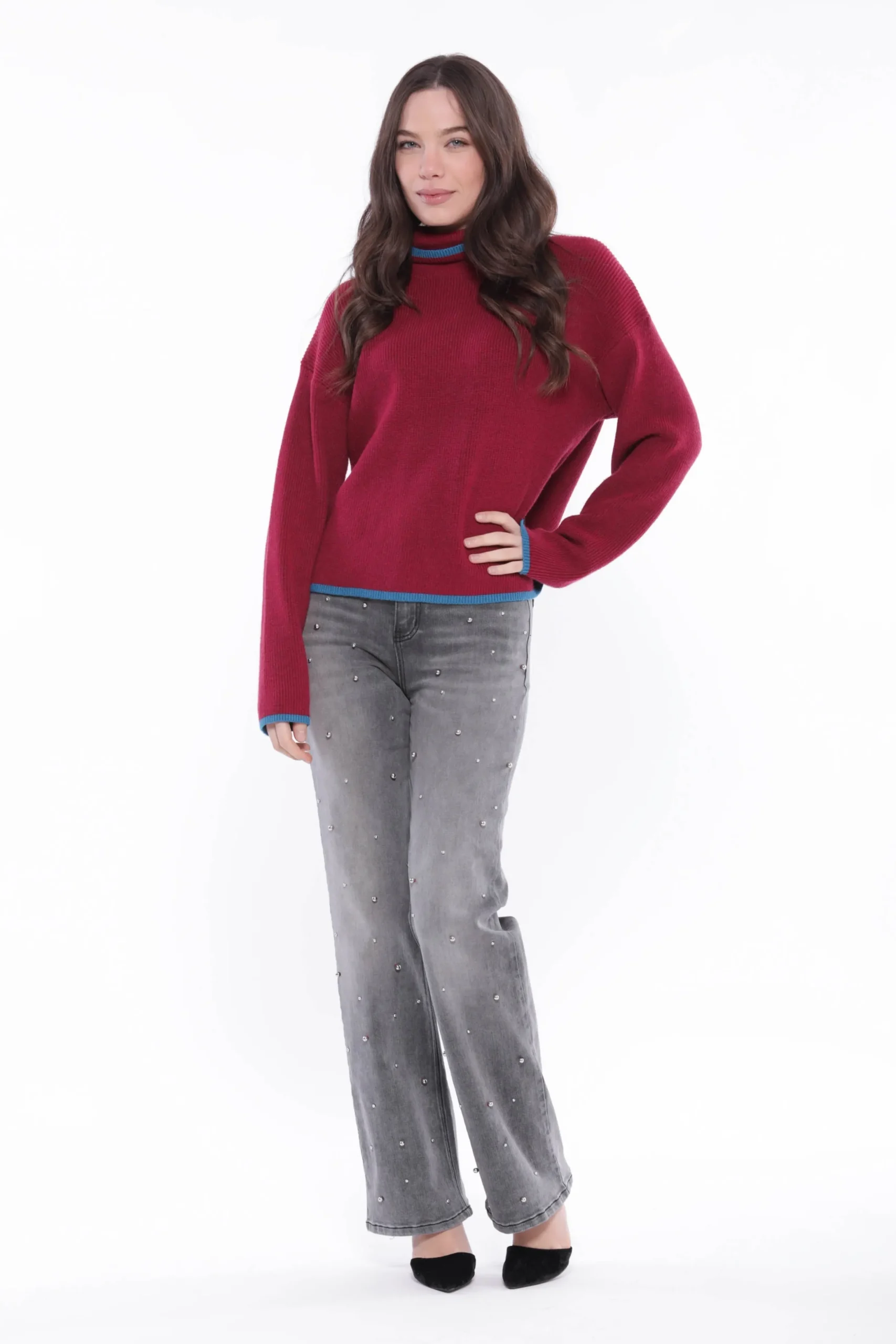 jeans_a_gamba_larga_mimi__7.webp Fashion Jeans a gamba larga Mimi Mua con dettagli decorativi Donna Pantaloni