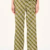 Clearance Pantalone con Fantasia geomentrica Donna Pantaloni