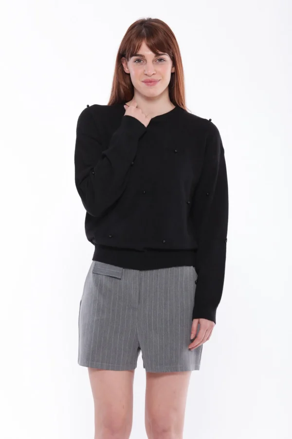 Outlet Maglia Mimi Mua con applicazioni decorative Donna Felpe