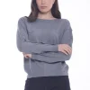 Hot Maglia Mimi Mua con bottoni decorativi sulle maniche Donna Felpe