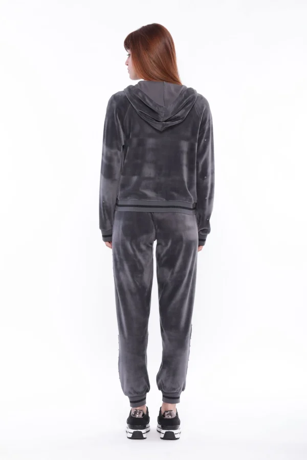 Outlet Pantalone in velluto con strass Mimi Mua Donna Pantaloni