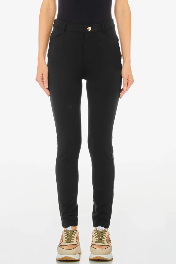 Sale Pantaloni skinny con dettagli metallici di Donna Pantaloni