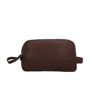 Discount Pochette in Pelle con Manico Cucito Donna Beauty Case