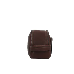 Discount Pochette in Pelle con Manico Cucito Donna Beauty Case