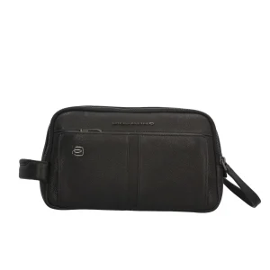 Discount Pochette in Pelle con Manico Cucito Donna Beauty Case