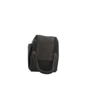 Discount Pochette in Pelle con Manico Cucito Donna Beauty Case